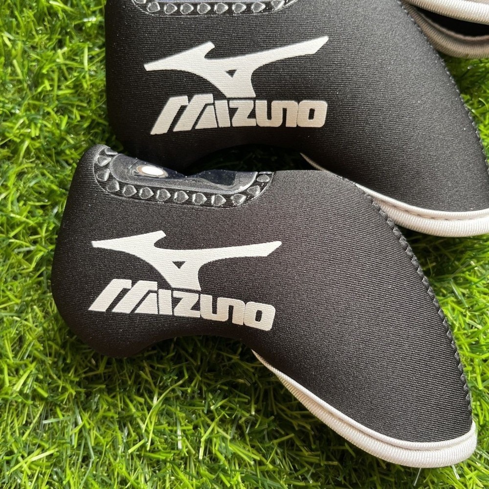 10Pcs Mizuno Golf Iron Headcover Covers Neoprene Clear Window View Universal