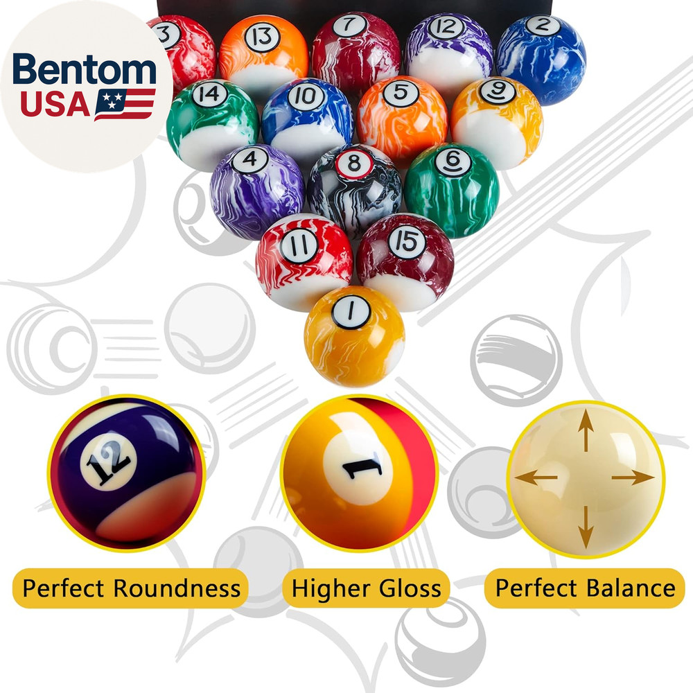 Billiard Balls Set 16 Pool Table Balls