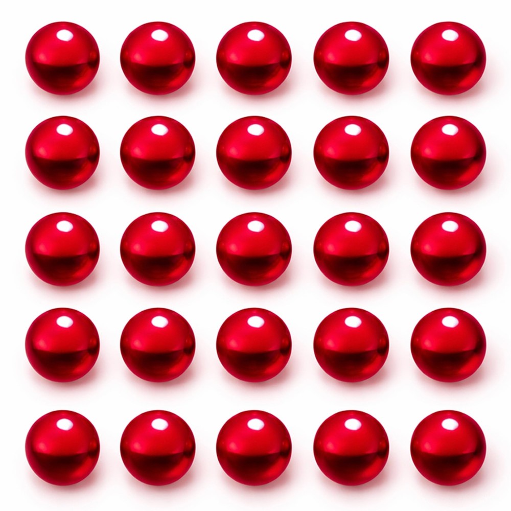 3mm Ruby Pearl 25 Pack 3mm, Red