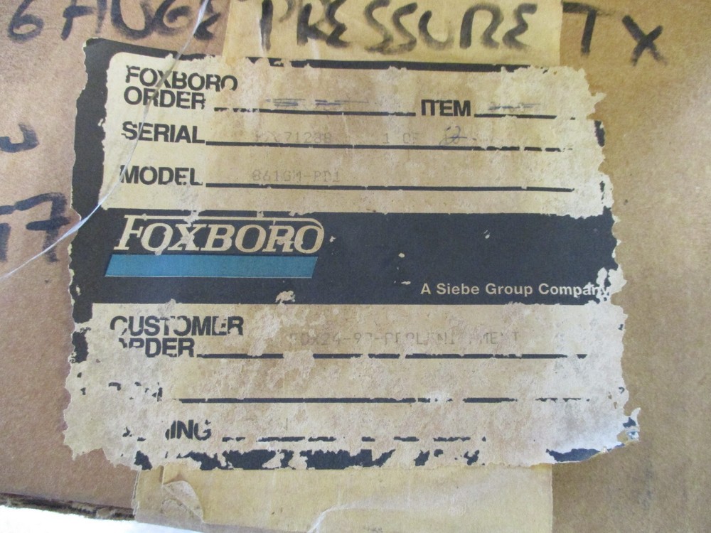 NIB FOXBORO Intelligent Transmitter 861GM-BD1