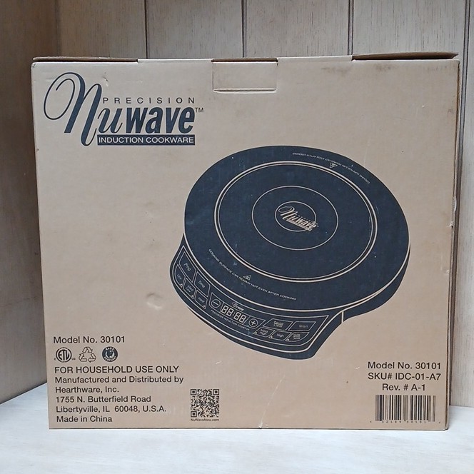 NuWave Precision Induction Hob Cookware Burner Model 30101 MPN 30101