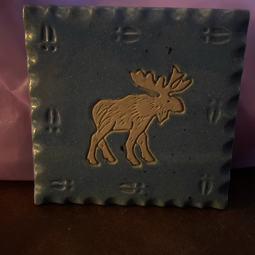 Moose Coater/tile From Collection Circle - Nature Collection