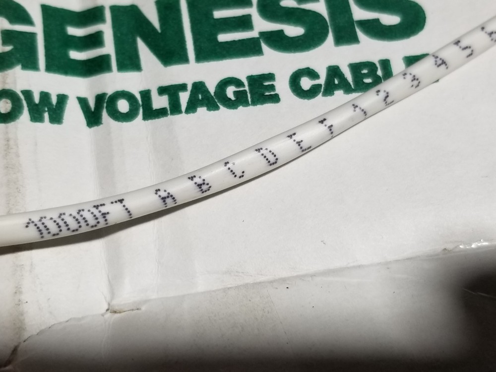 Southwire Genesis 3214 18/2C Plenum Shielded Security/Control Cable White /100ft