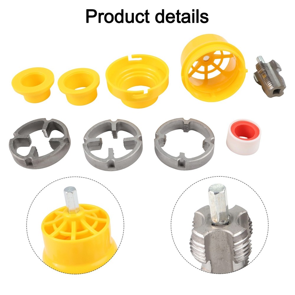 PVC Pipe Threader Dual Function Tool Home Renovation Drill Compatibility