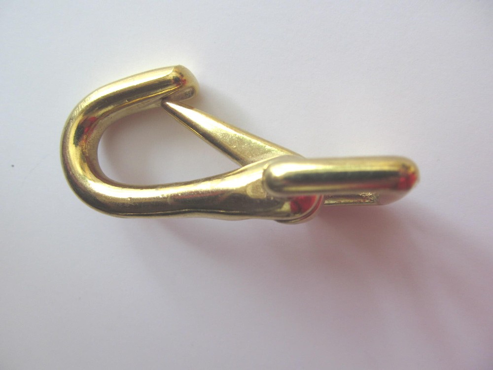 Halter Spring Snap 1" (2.5 cm) Solid Brass Snaps (Set of Two)