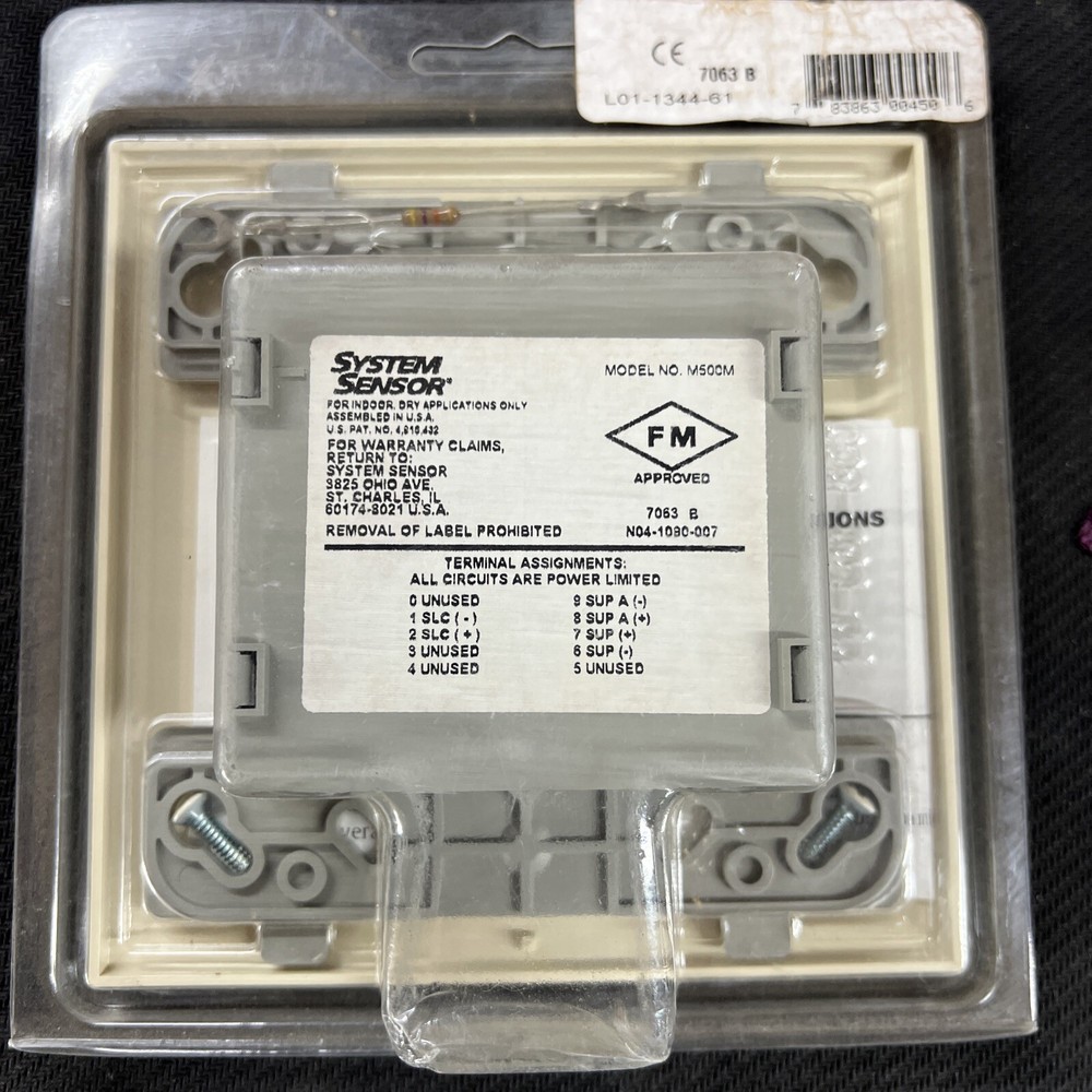 M500MB MONITOR MODULE SIGNALLING DEVICE by SYSTEM SENSOR Issue AR-7528