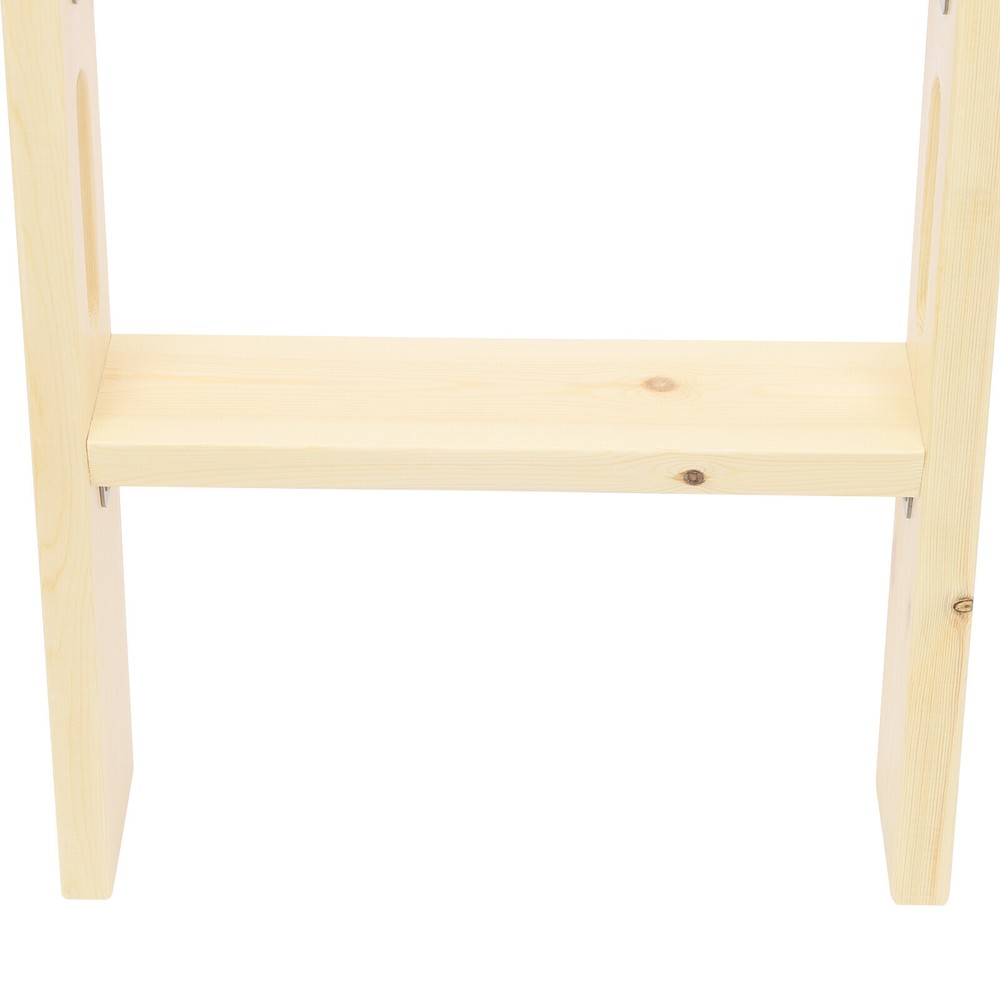 5 Steps Solid Wood Bunk Bed Ladder for Safe, Space-Saving Climbing