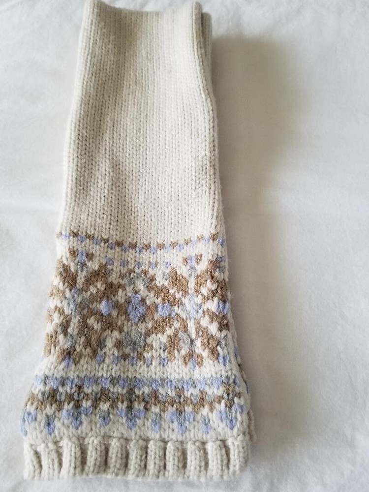 Jacadi wool boy scarf 3' 7" long