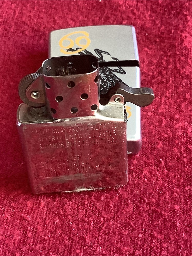 Vintage Zippo Lighter 69 Cancer