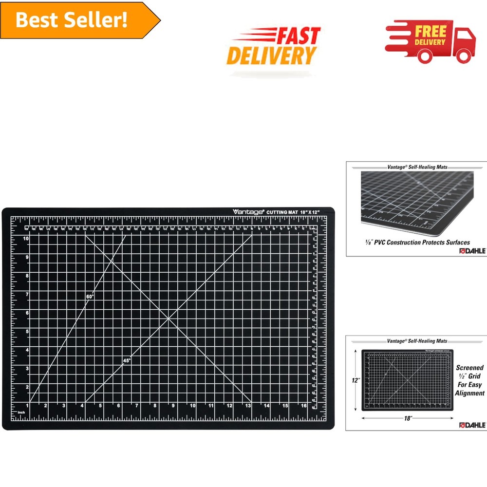 Self-Healing Cutting Mat 12"x18" - Five-Layer Durability for Crafters