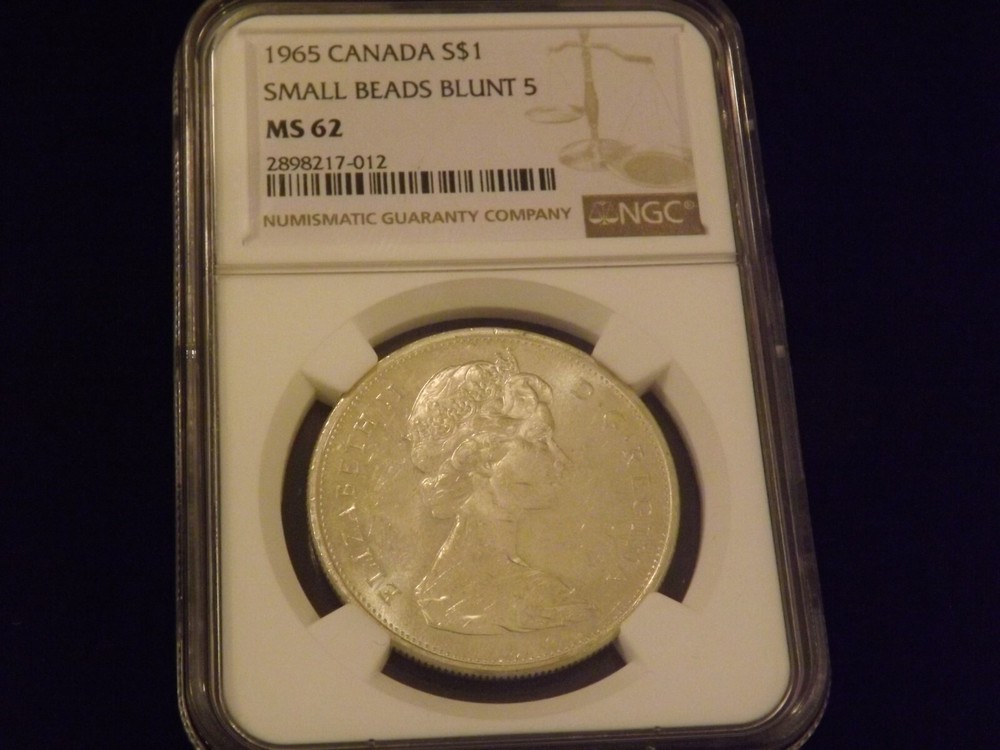 1965  $1                 Canada             NGC    MS 62