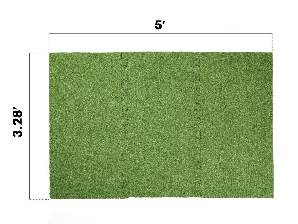 SKYTRAK Interlocking 5x3 Golf Hitting Mat