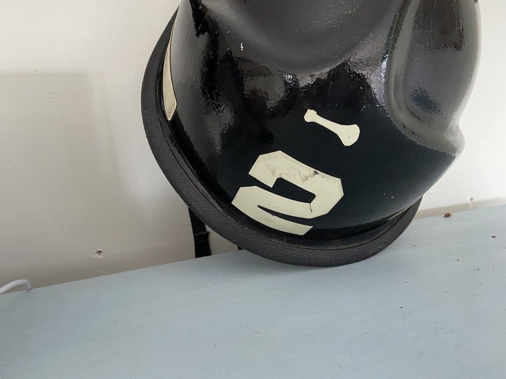 Black Firefighter Helmet