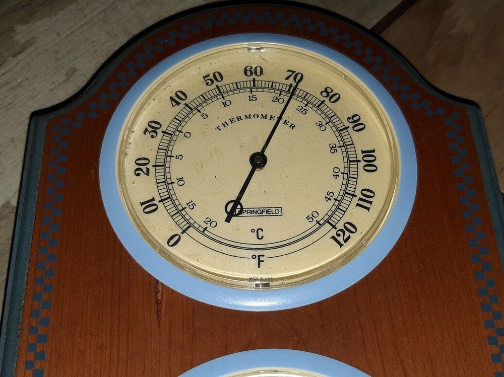 SPRINGFIELD DECORATIVE WALL BAROMETER THERMOMETER HUMIDITY