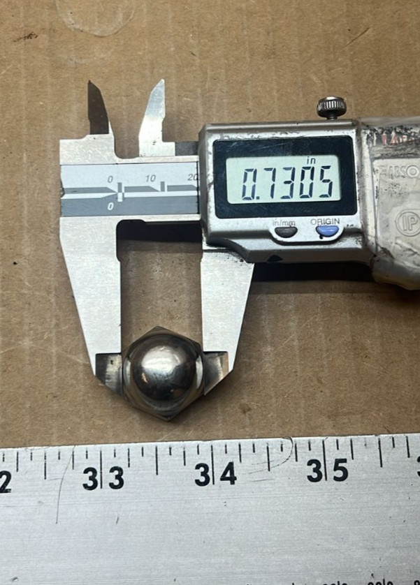LOT OF 5 Cap Nut