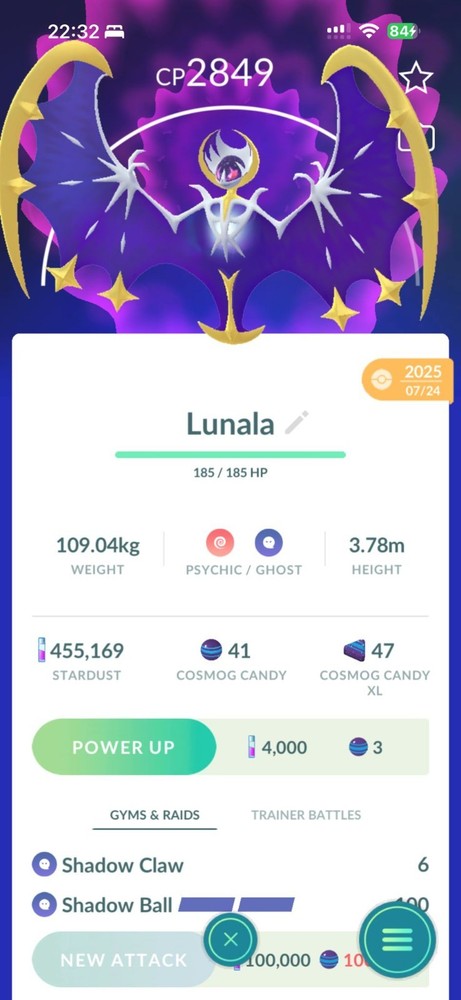 Pokemon Go Lunala