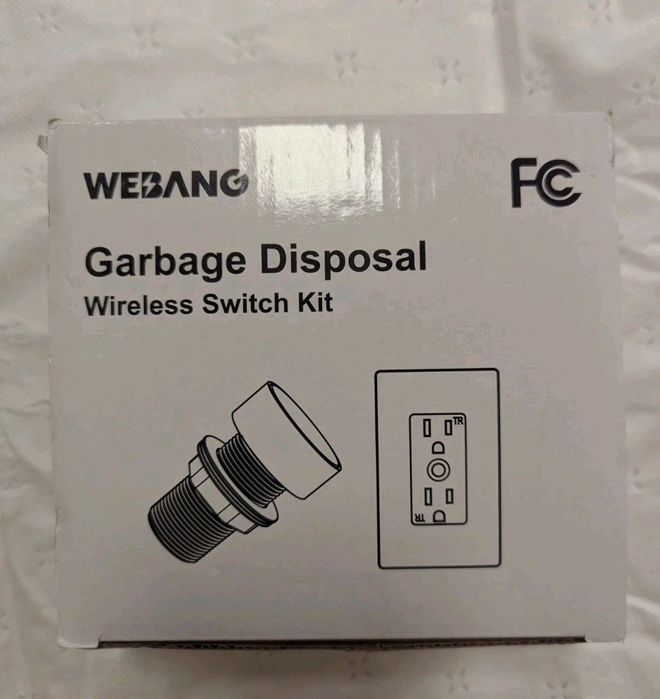 Webang Garbage Disposal Air Switch Kit Wireless Sink Top Button New
