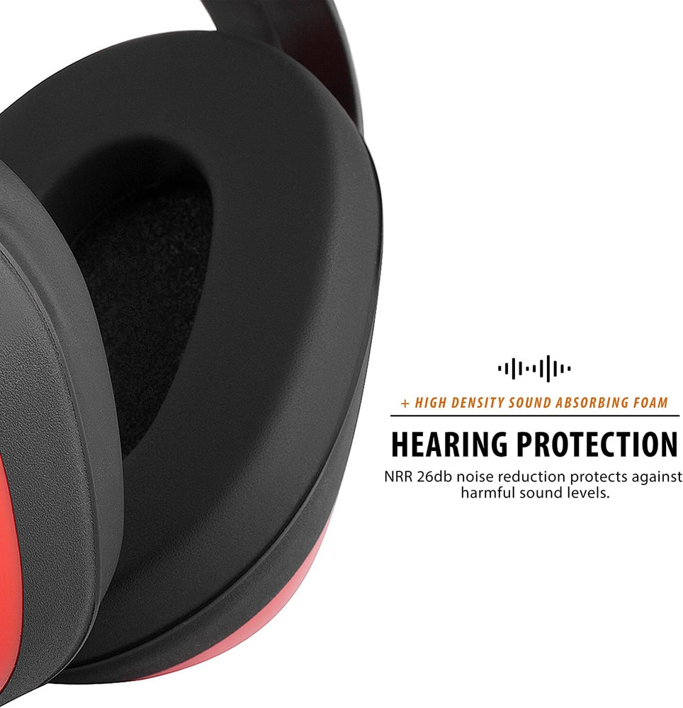Safety Ear Muff, ANSI S3.19 Approved, 10-Pack