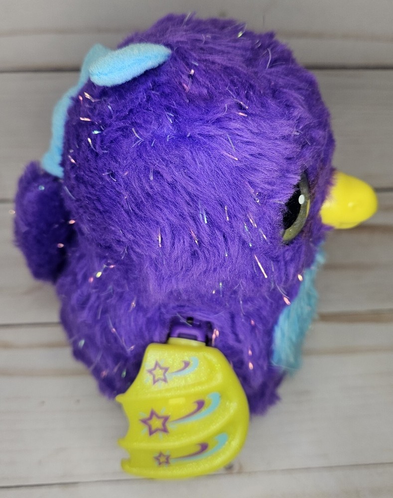 Hatchimals Draggles Purple Electronic Plush Toy Interactive Spin Master Bird