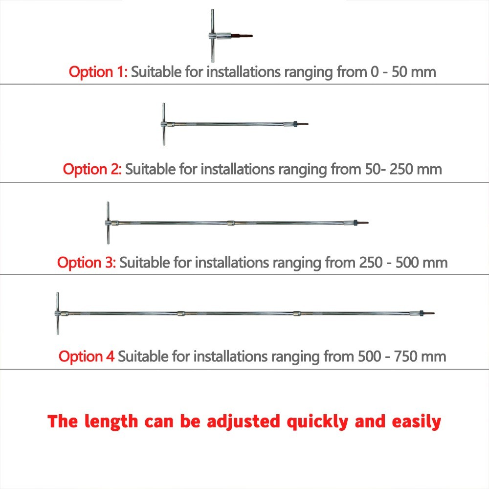 For USM Haller Installation Wrench Set In-pipe tools Includes connector puller