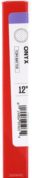 Evans Onyx Series Tom Head - 12"