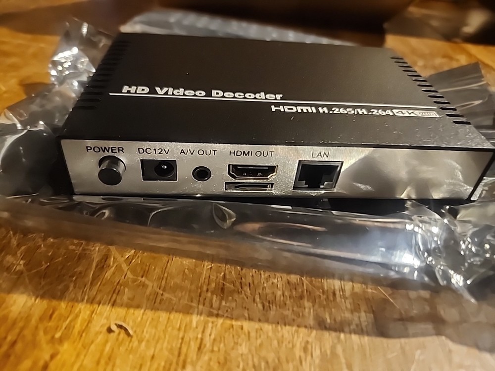 1080P Video Decoder - IPTV w/ HDMI & CVB -Stream Decoding RTMP/RTSP/RTP/UDP/HTTP