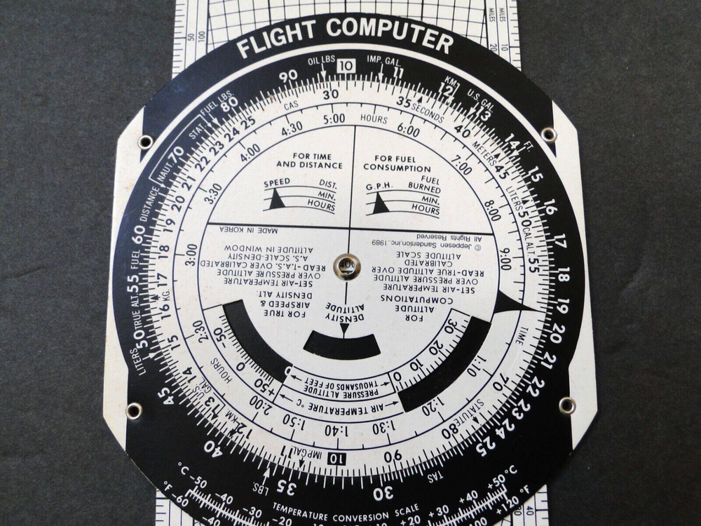 Jeppesen Slide Graphic Computer and Manual
