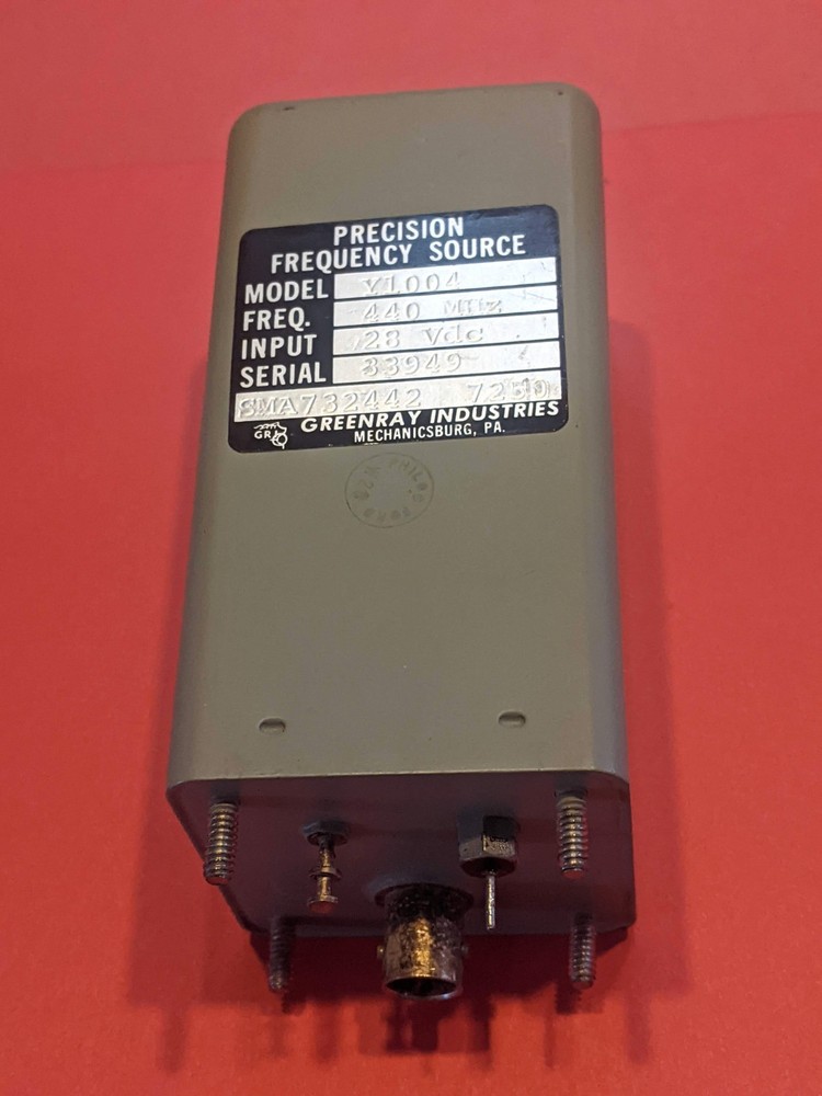 Precision RF frequency source for 440 mhz output signal