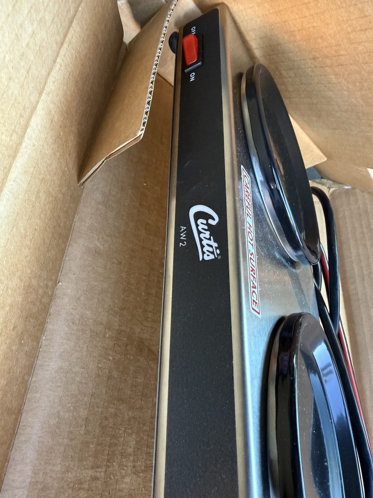 Curtis AW-2-10 Double Low Profile Warmer Unopened Box. Never Used