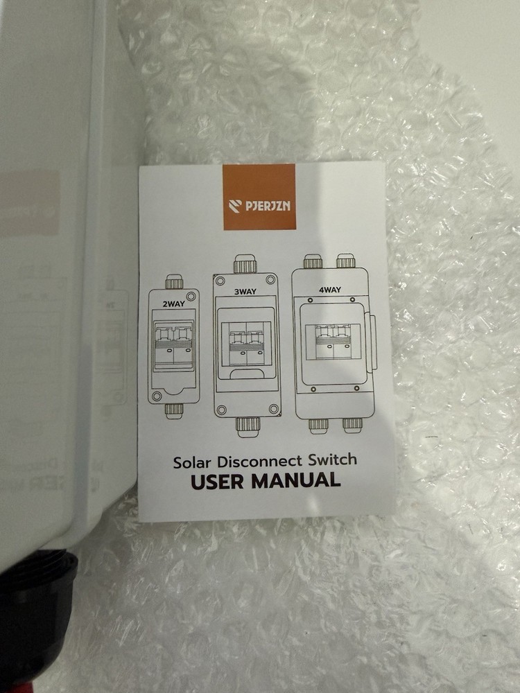 Pjerjzn Solar Panel Disconnect Switch 1000V 50A Pdb63