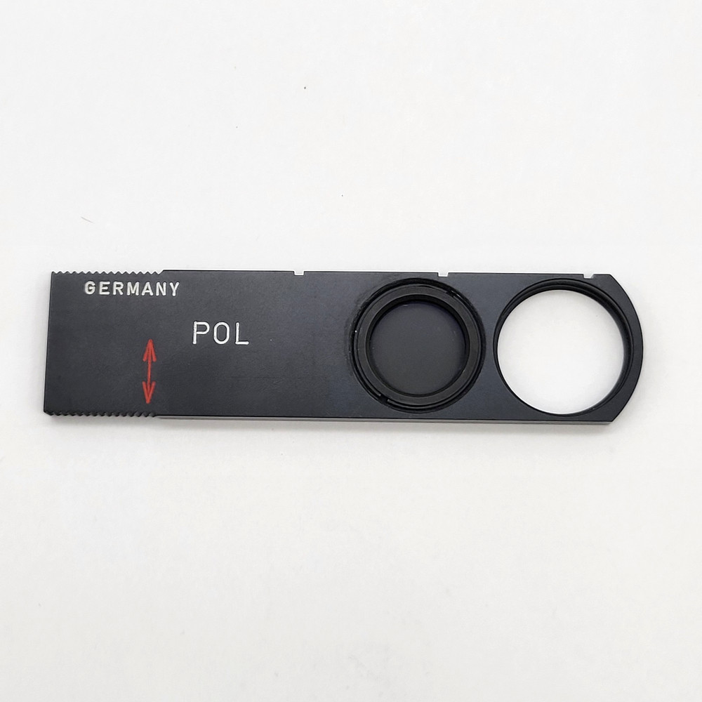 Leitz Microscope Pol Slider Polarizer Analyzer Ortholux Dialux