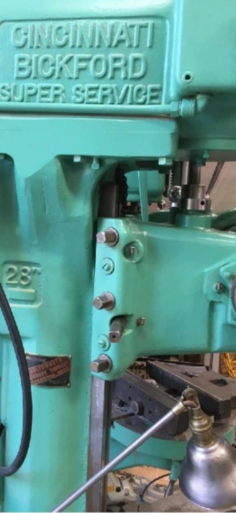 MONSTER DRILL PRESS! 28" Cincinnatti-Bickford Gearhead Drill Press