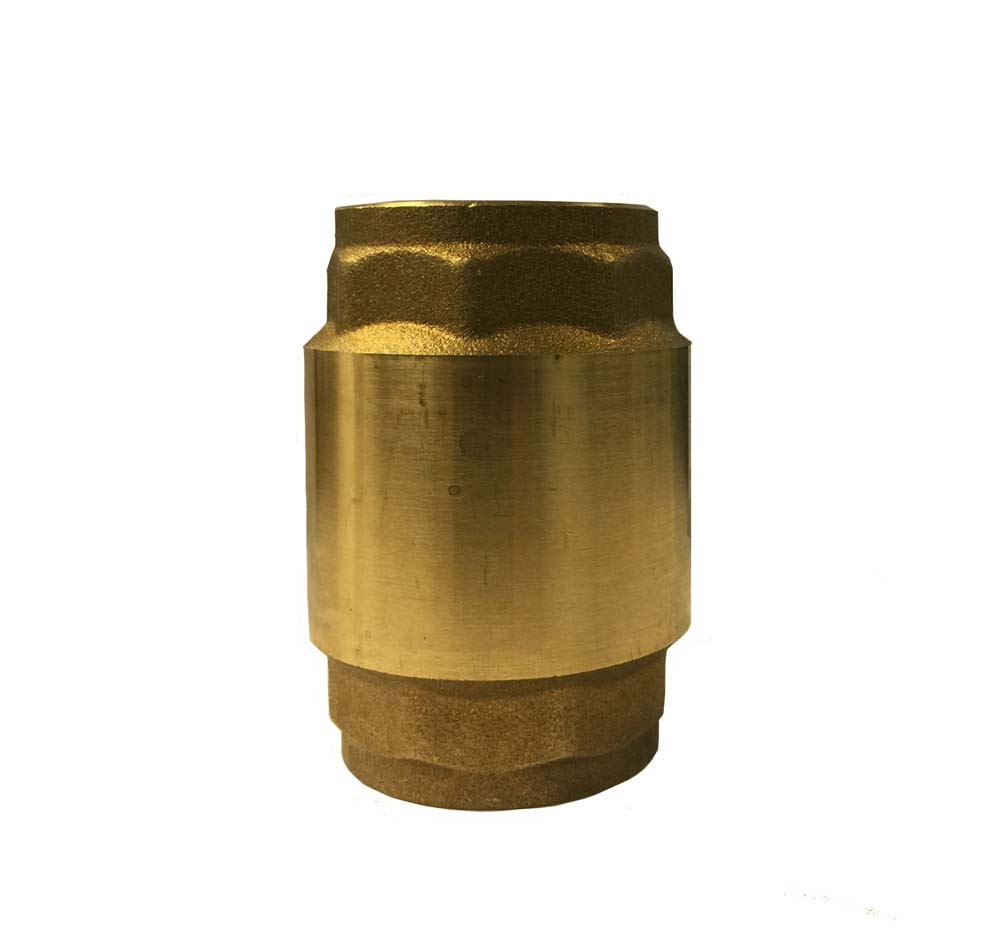 Libra Supply 3'', 3 inch IPS Threaded Brass Spring Check Valve, 200 WOG