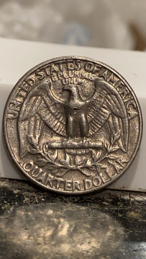 1970 D Quarter Double Die Off Center Error Uncirculated