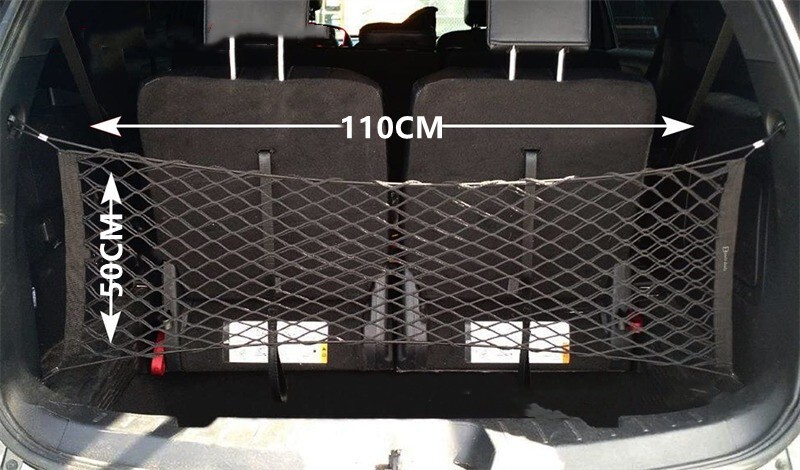 Car Trunk Cargo Net Accessories Universal Storage Envelope Style Elastic Mesh