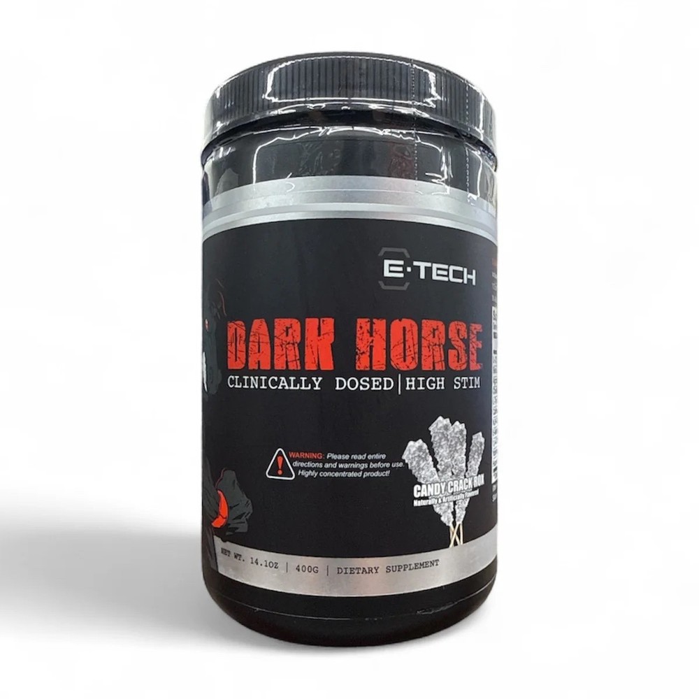 HIGH STIMULANT DARK HORSE PRE WORKOUT  E-Tech.