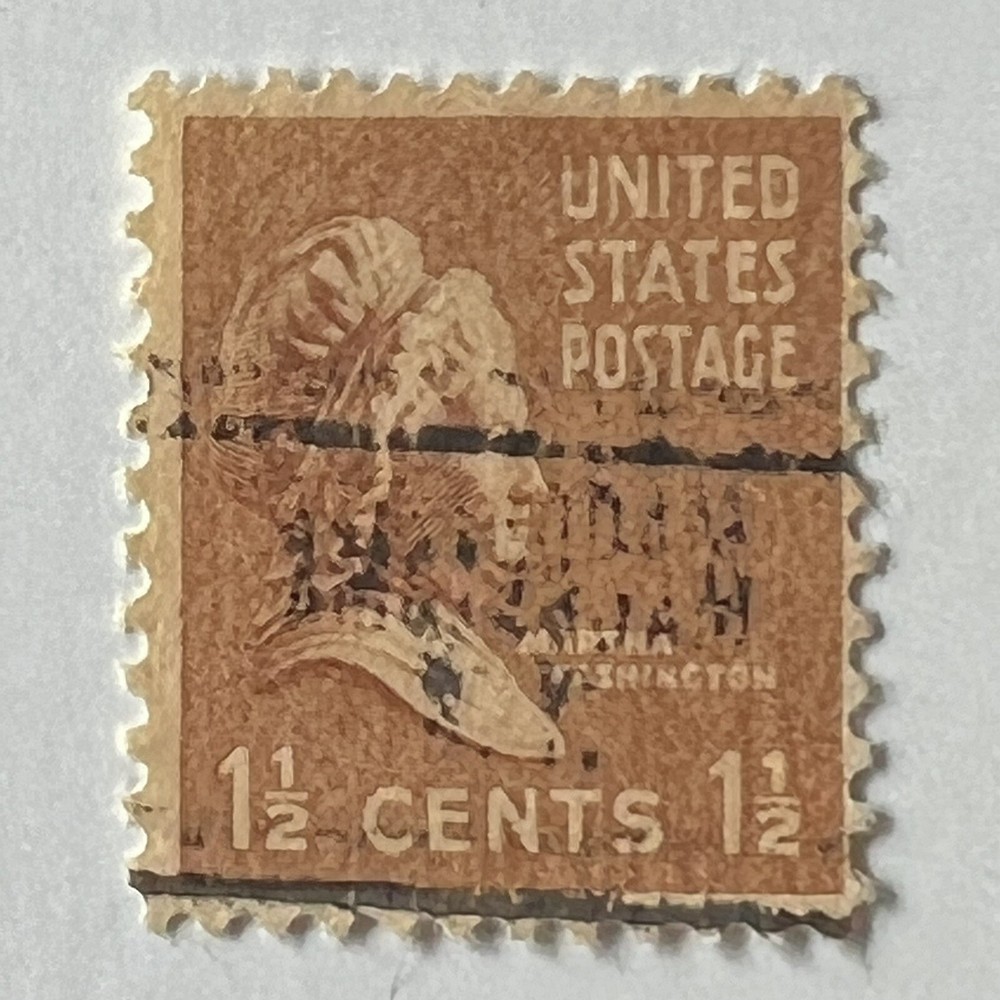 ERROR U.S. STAMP WITH OBLITERATED NEW YORK PRECANCEL