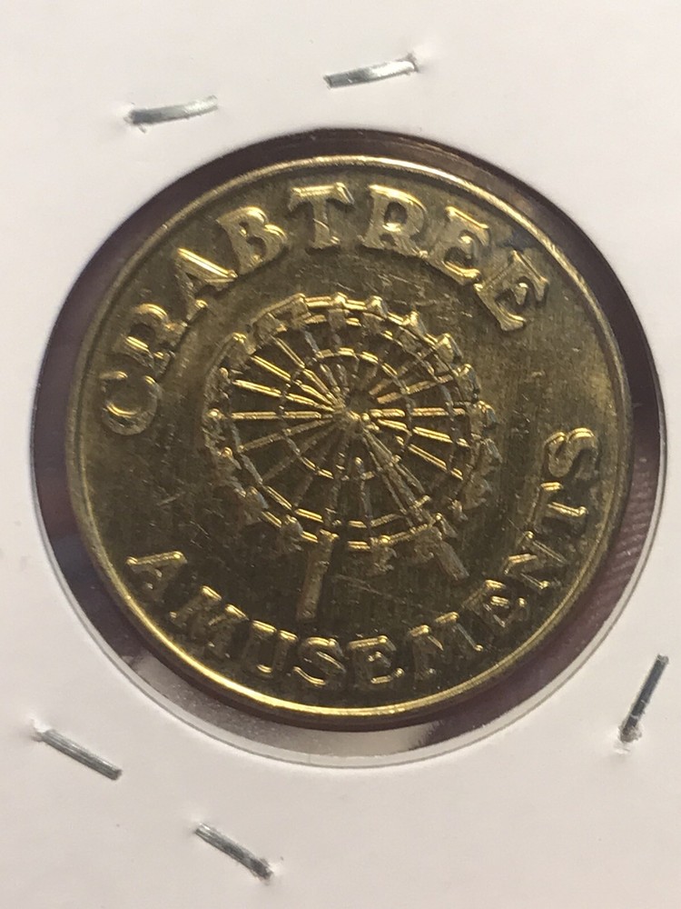 Advertisement Token - Crabtree Amusements - Staples, Texas