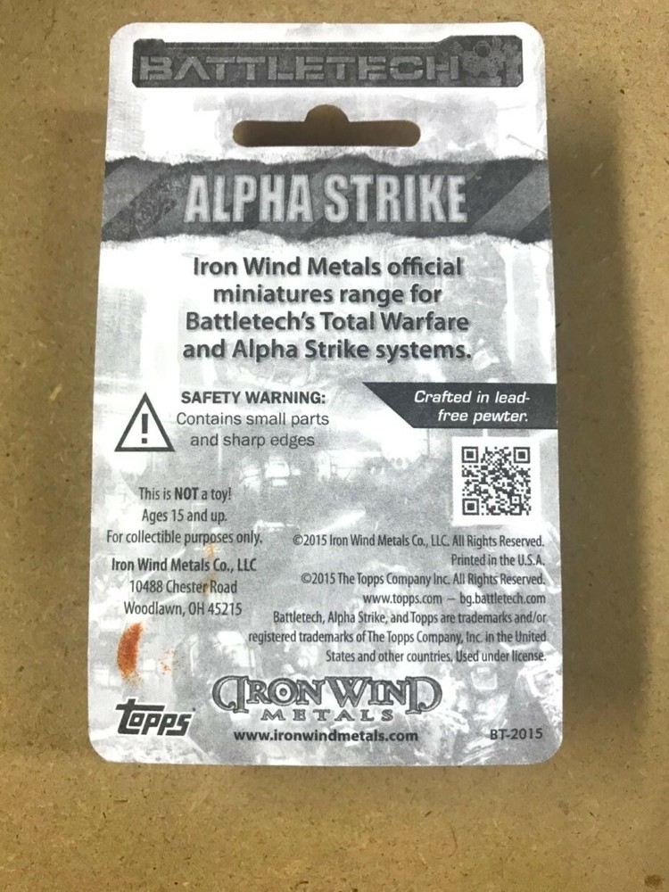 Battletech Miniatures - Exterminator EXT-4D - 20-895 - Iron Wind Metals