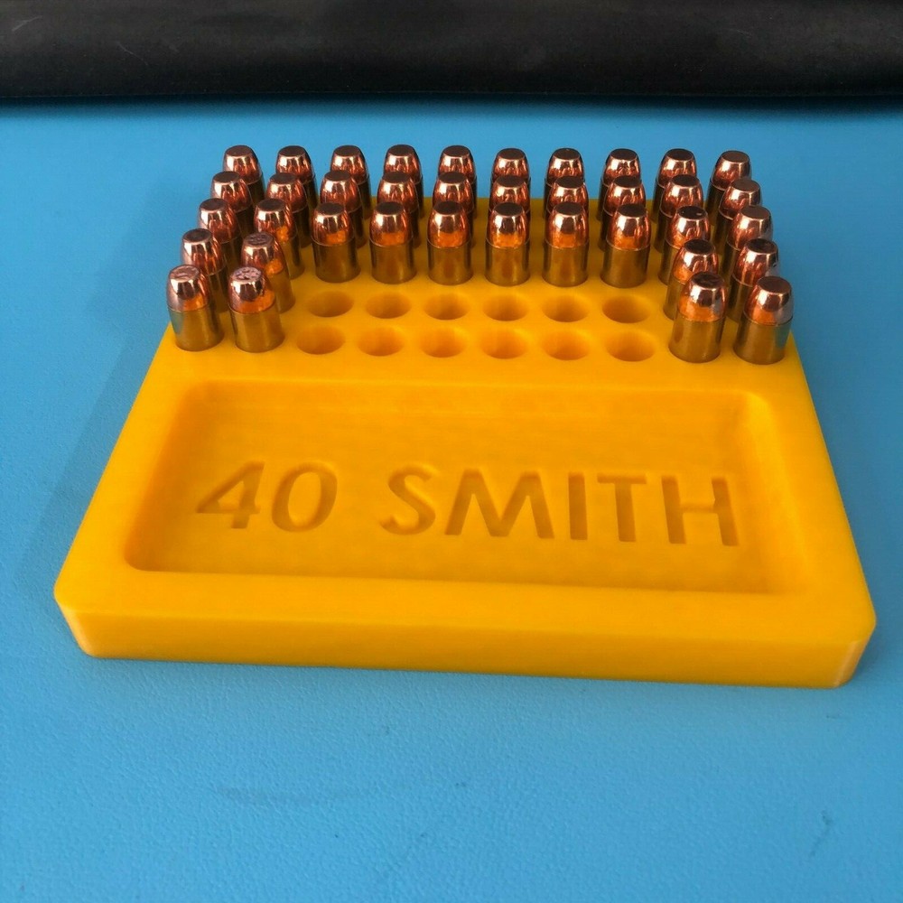 3D Printed .40mm Reloading Tray 50 spots S&W