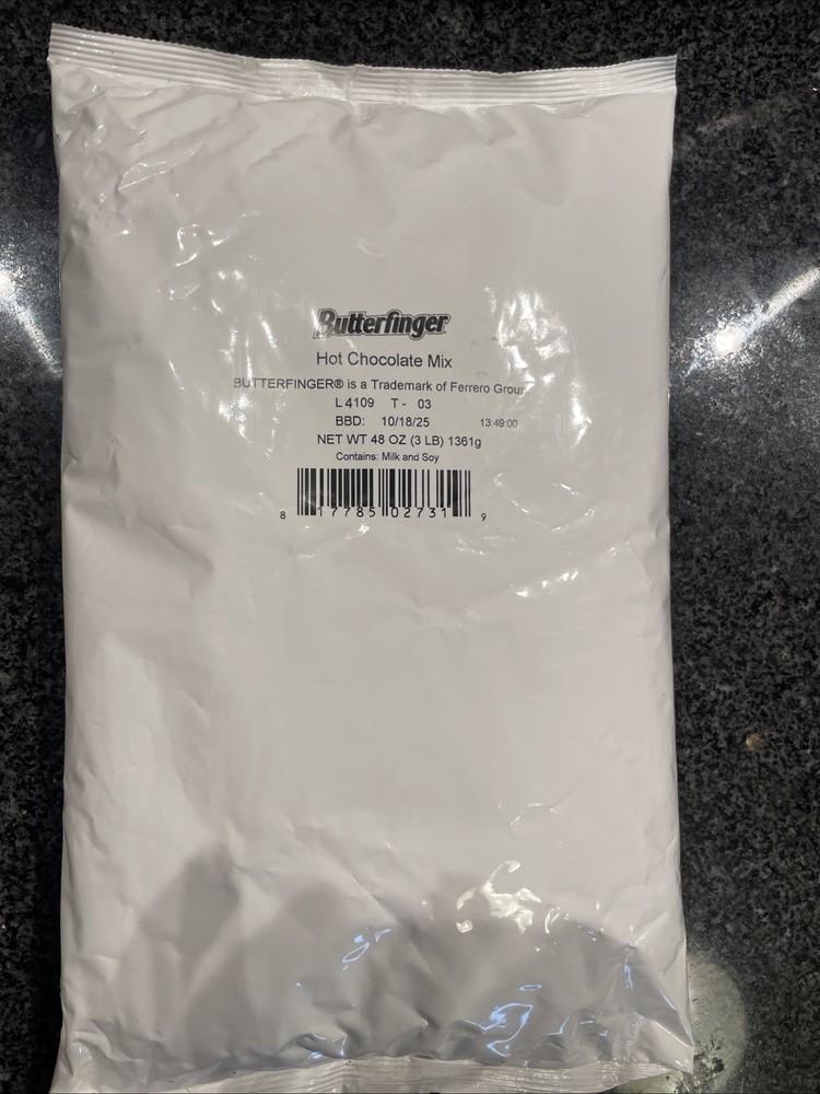 Butterfinger Hot Chocolate Mix 3lb