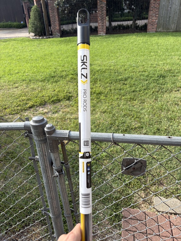 Used SKLZ Pro Rods Golf Swing Training Aid Practice 3-Pack 48" Alignment Set