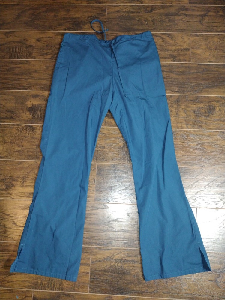 Cherokee Authentic Work Wear Scrubs Set Women’s Size Medium & Small Blue