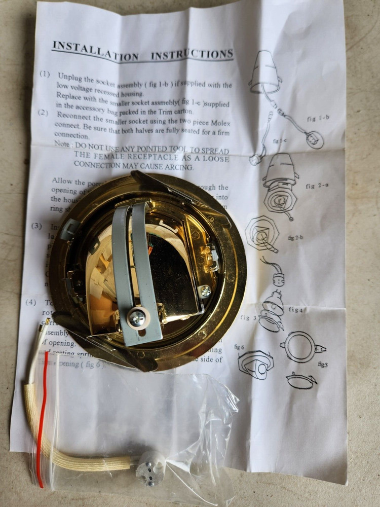 *NOS* WAC Lighting HR-8425 PB Light Assembly