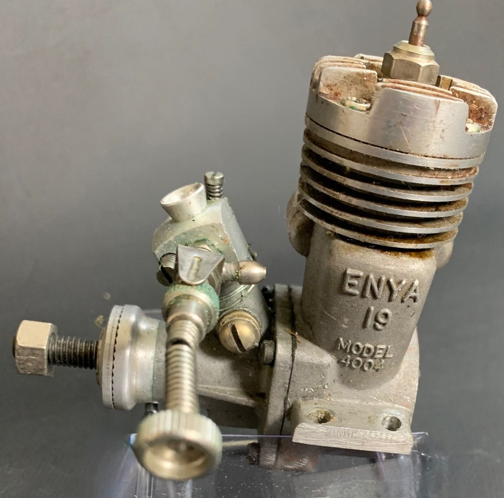 Collectible Enya .19 Model 4004 engine w/orig. box - engine does turn over
