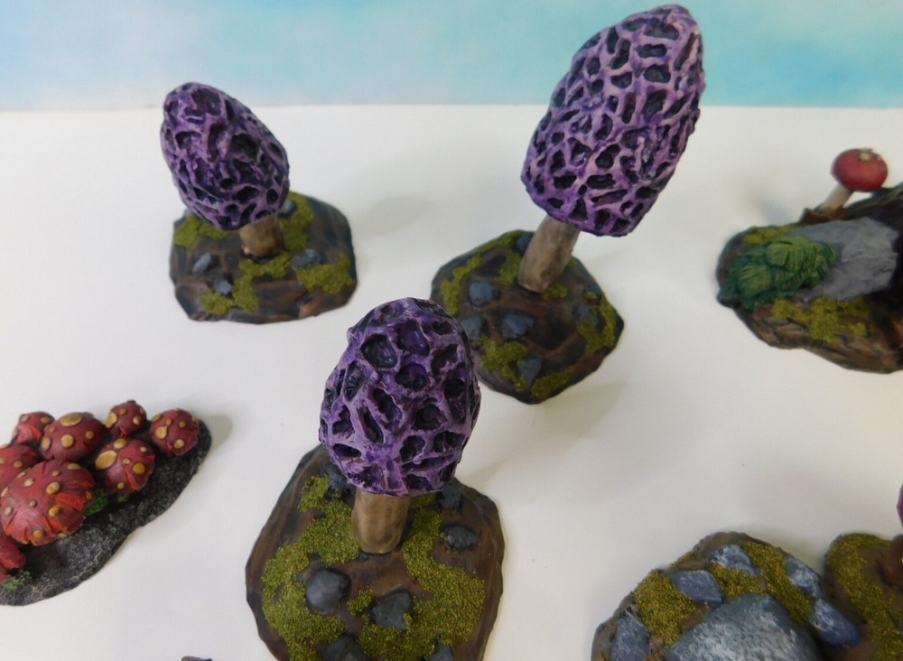Well Painted Acheson Creations Morel & Toadstool Mushroom Terrain