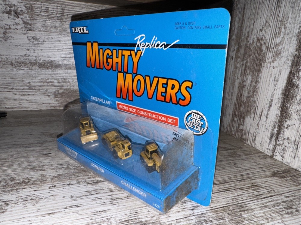 ERTL Replica Mighty Movers Caterpillar Micro Size Construction Sets