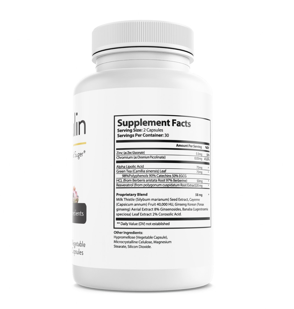 Plantsulin Dietary Supplement 60 Capsules