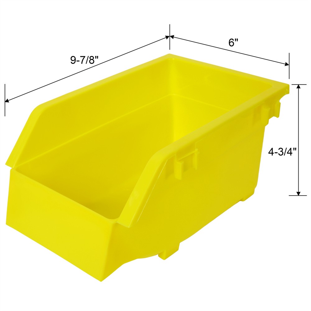 6-Tier Dual-Sided Rolling Bin Rack 350lbs Capacity Includes 60pcs Organizer Bins