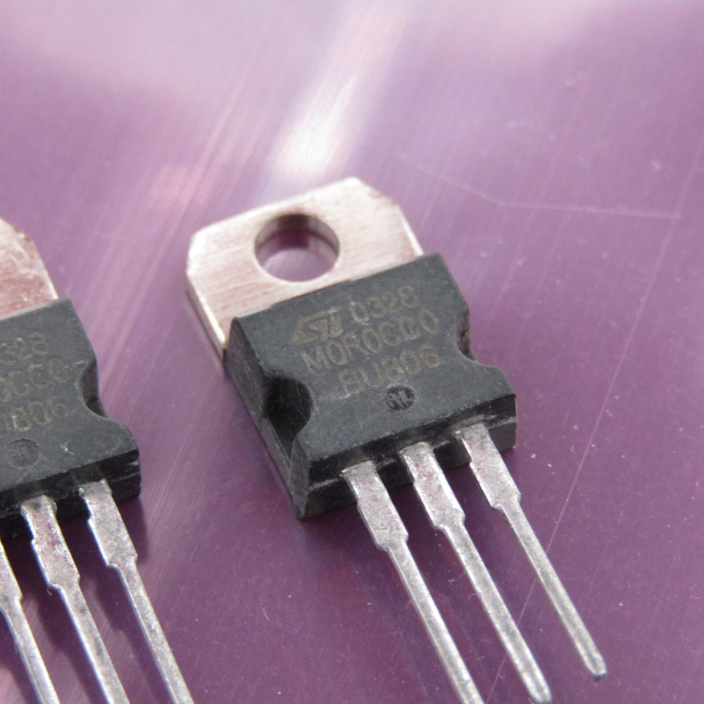 ( 2 PCS ) BU806 Original ST Micro Darlington NPN Transistor